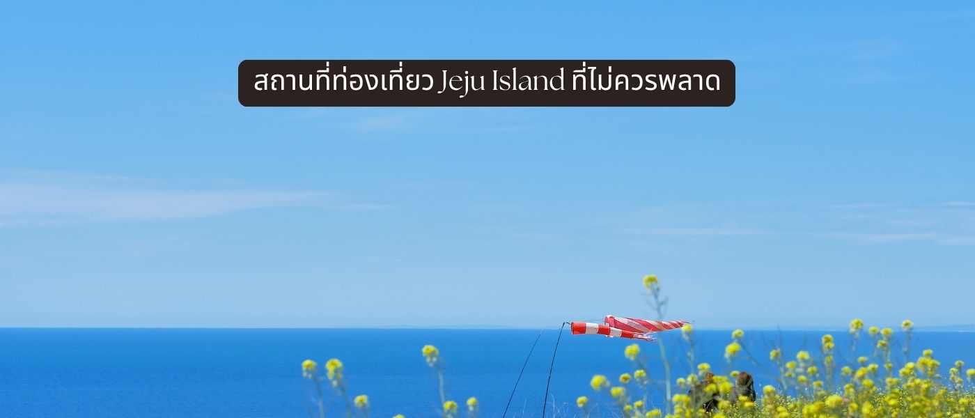 สถานที่ท่องเที่ยว Jeju Island ที่ไม่ควรพลาด